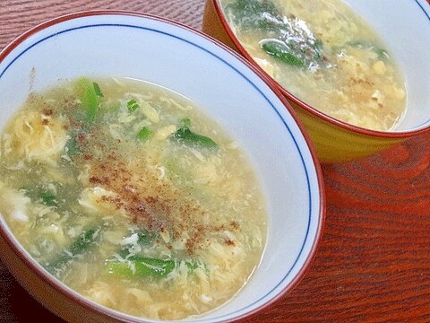 豚肉の茹で汁でremake「かきたま汁」